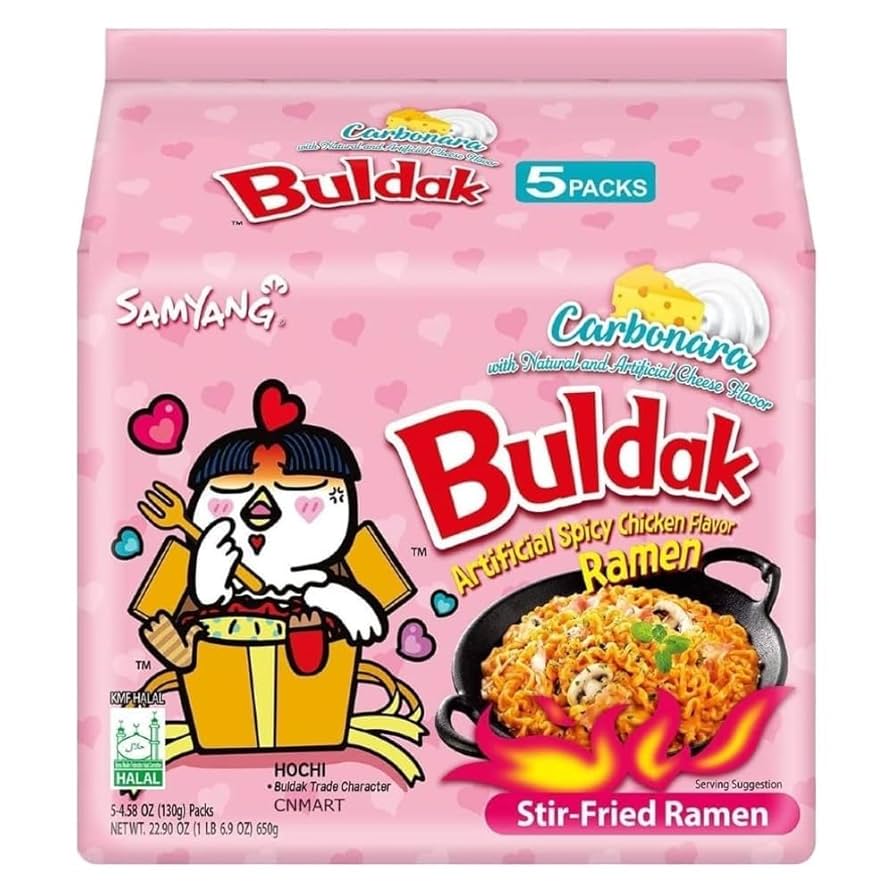 5 Pack Buldak Ramen