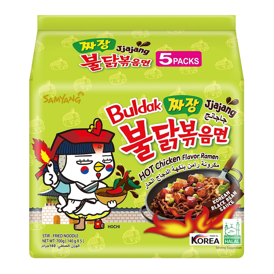 5 Pack Buldak Ramen