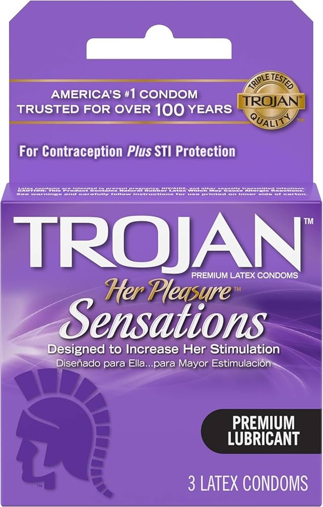 Trojan Her Pleasure Condom 3pk