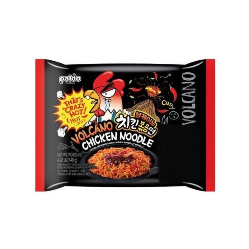 Paldo Volcano Chicken Flavor Instant Noodles Front