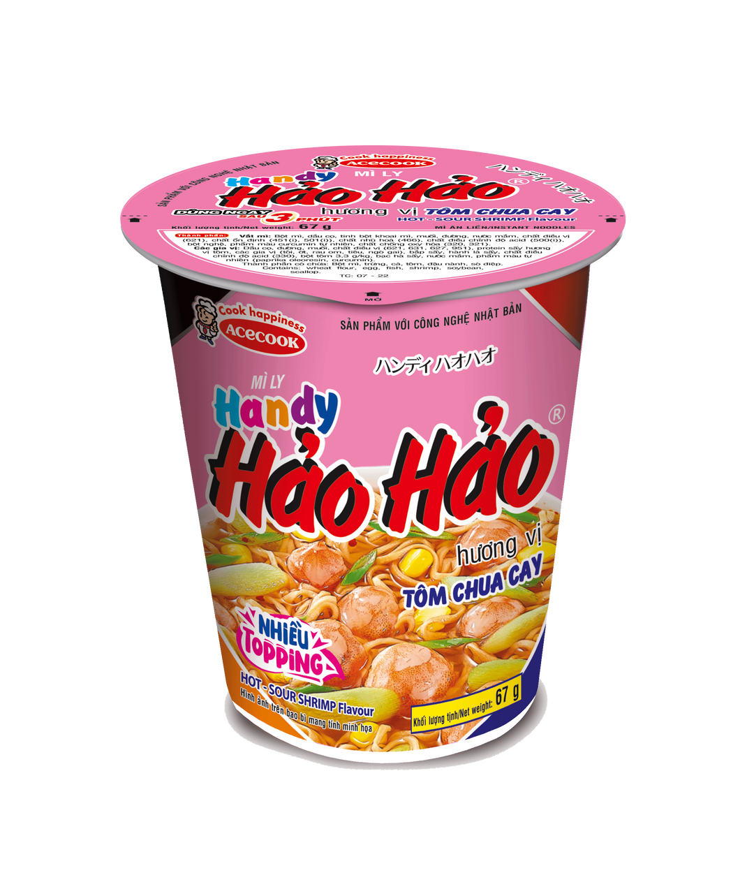 Handy HAO HAO TOM CHUA CAY (Hot-sour shrimp)